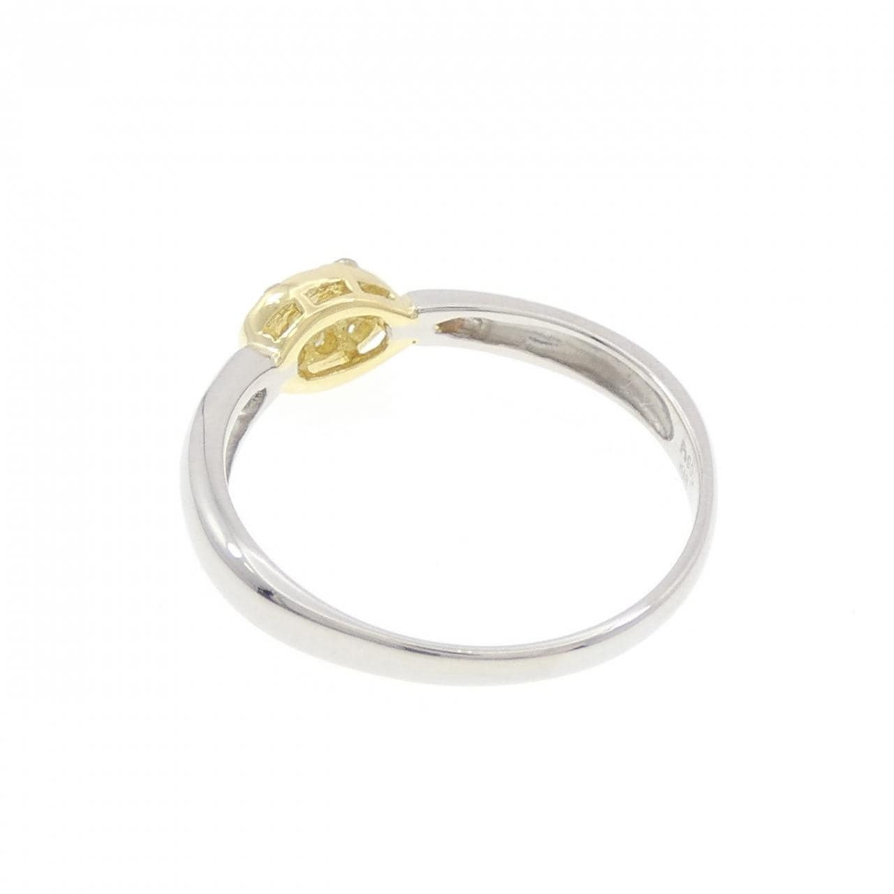 PT900/K18YG Diamond Ring 0.10CT