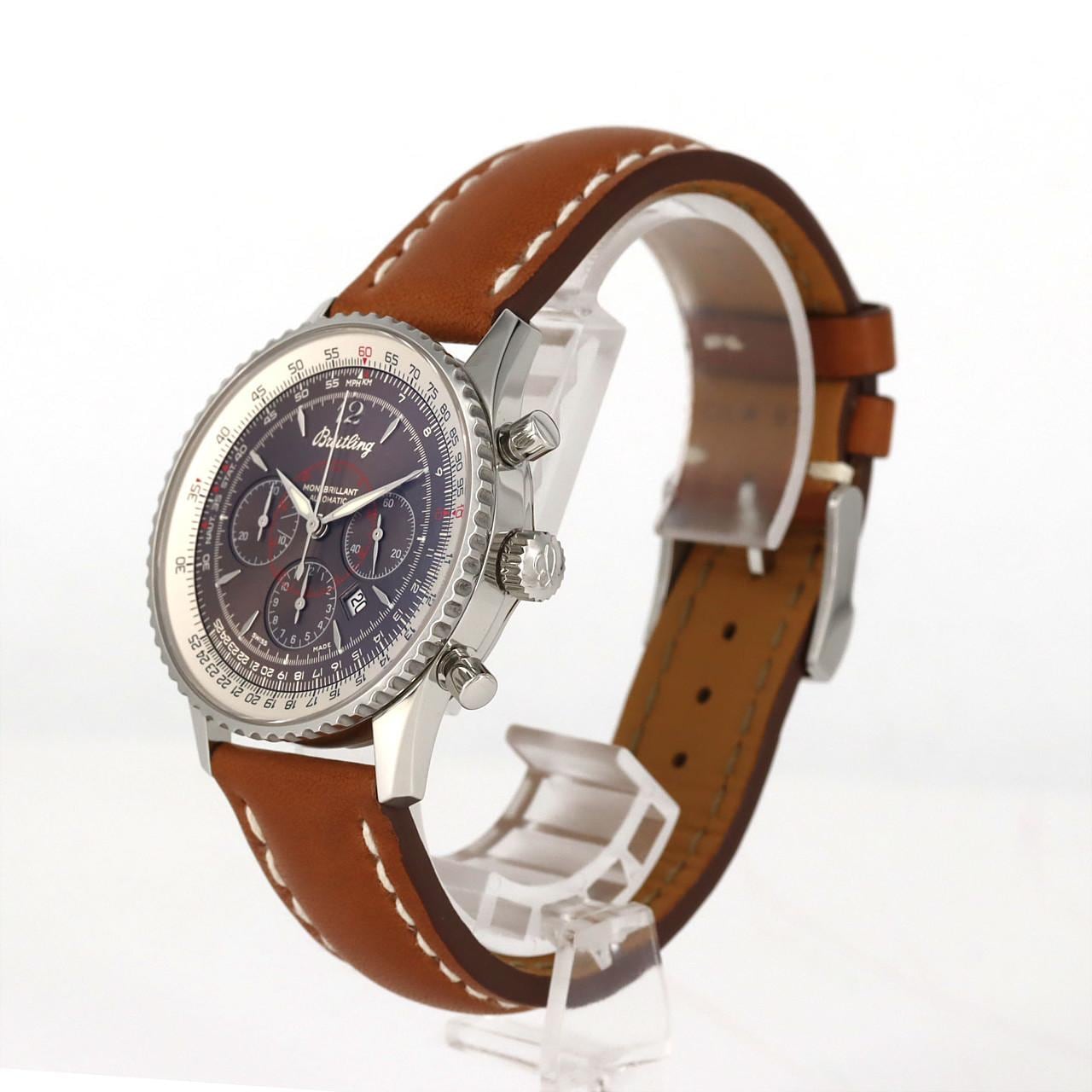 BREITLING Montbrillant 38 日本限定版 A41370/A400Q09KBA 不锈钢自动上弦腕表