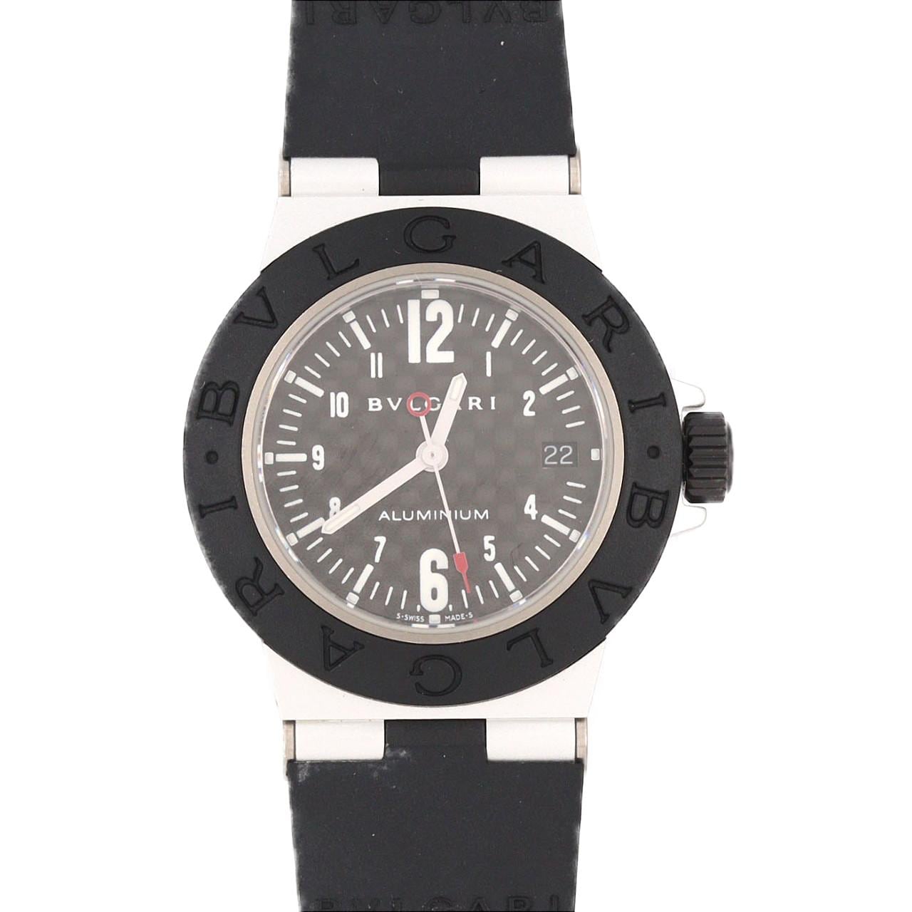 【ノーメンテナンス還元価格】ブルガリ アルミニウム AL29TA/AL29BTAVD アルミニウム クォーツ
