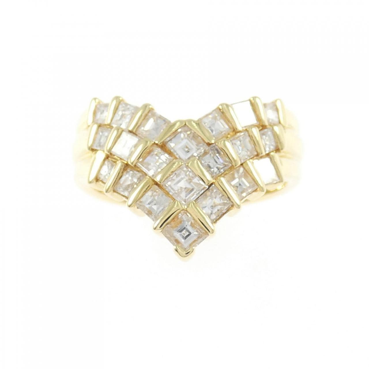 K18YG ダイヤモンド リング 1.23CT