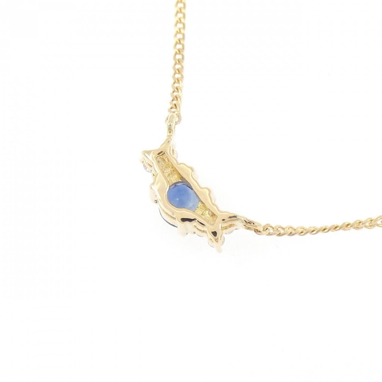 K18YG サファイヤ ネックレス 0.19CT