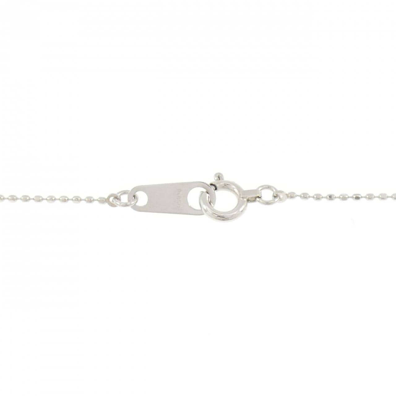 K18YG/PT900/PT850 2WAY ダイヤモンド ネックレス 0.01CT