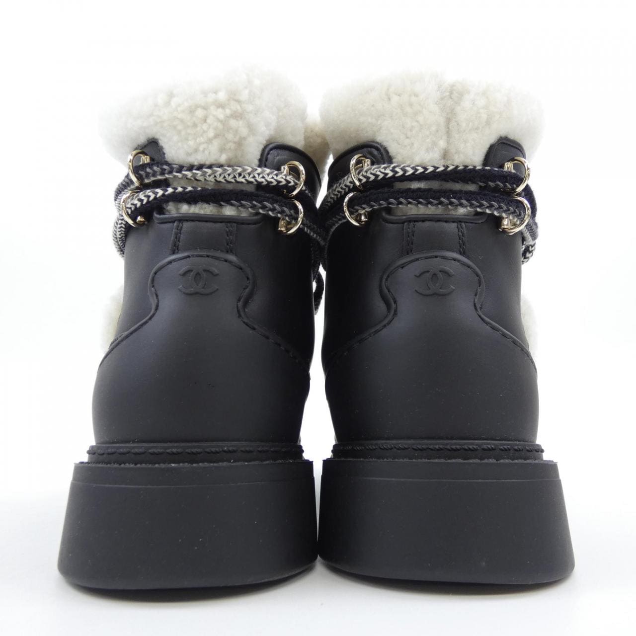 シャネル CHANEL レースアップ G35376Y53519 ブーツ