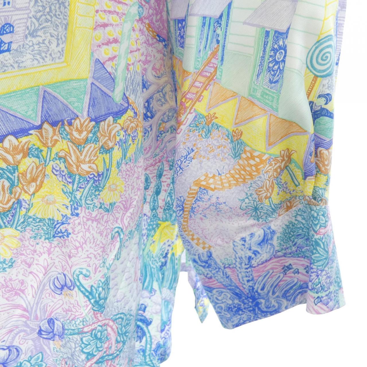 エルメス HERMES LES FOLIES DU FAUBOURG シャツ