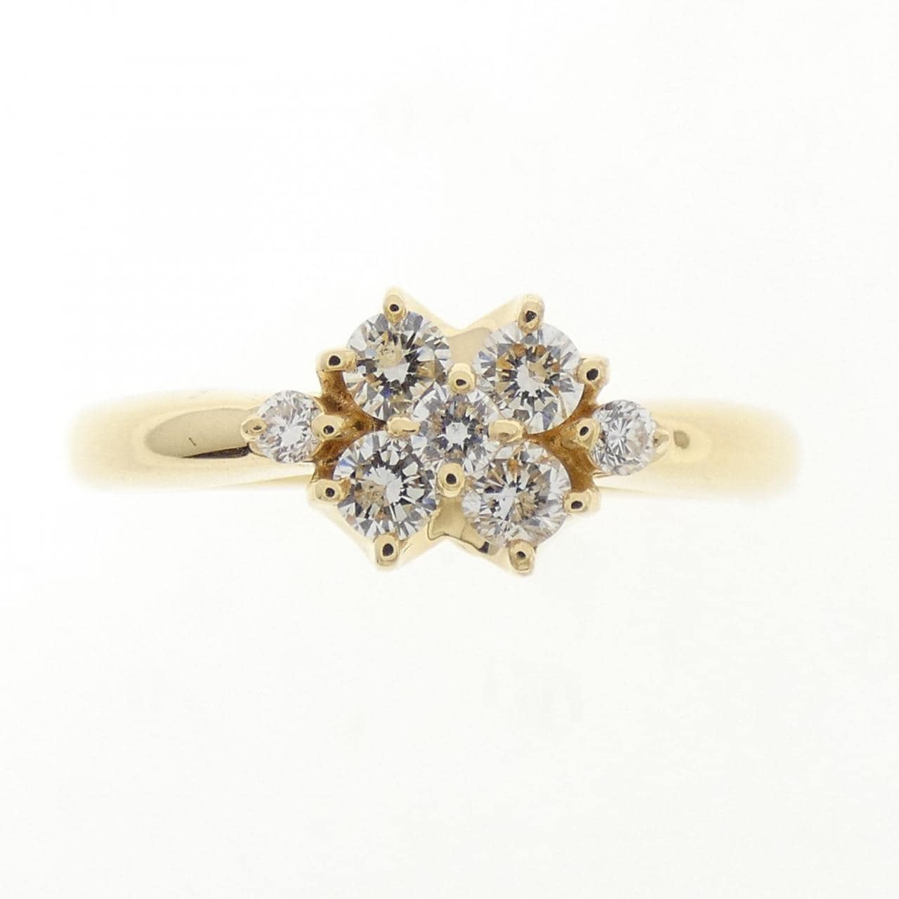 K18YG ダイヤモンド リング 0.35CT
