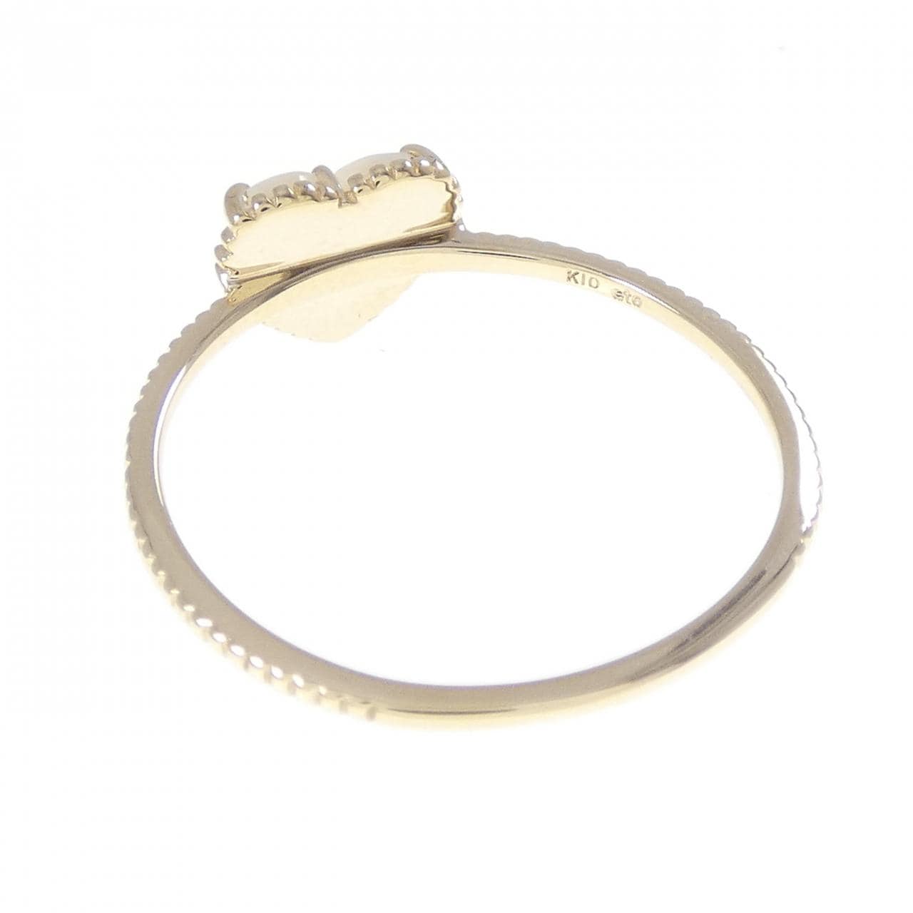 エテ ハート マザーオブパール リング