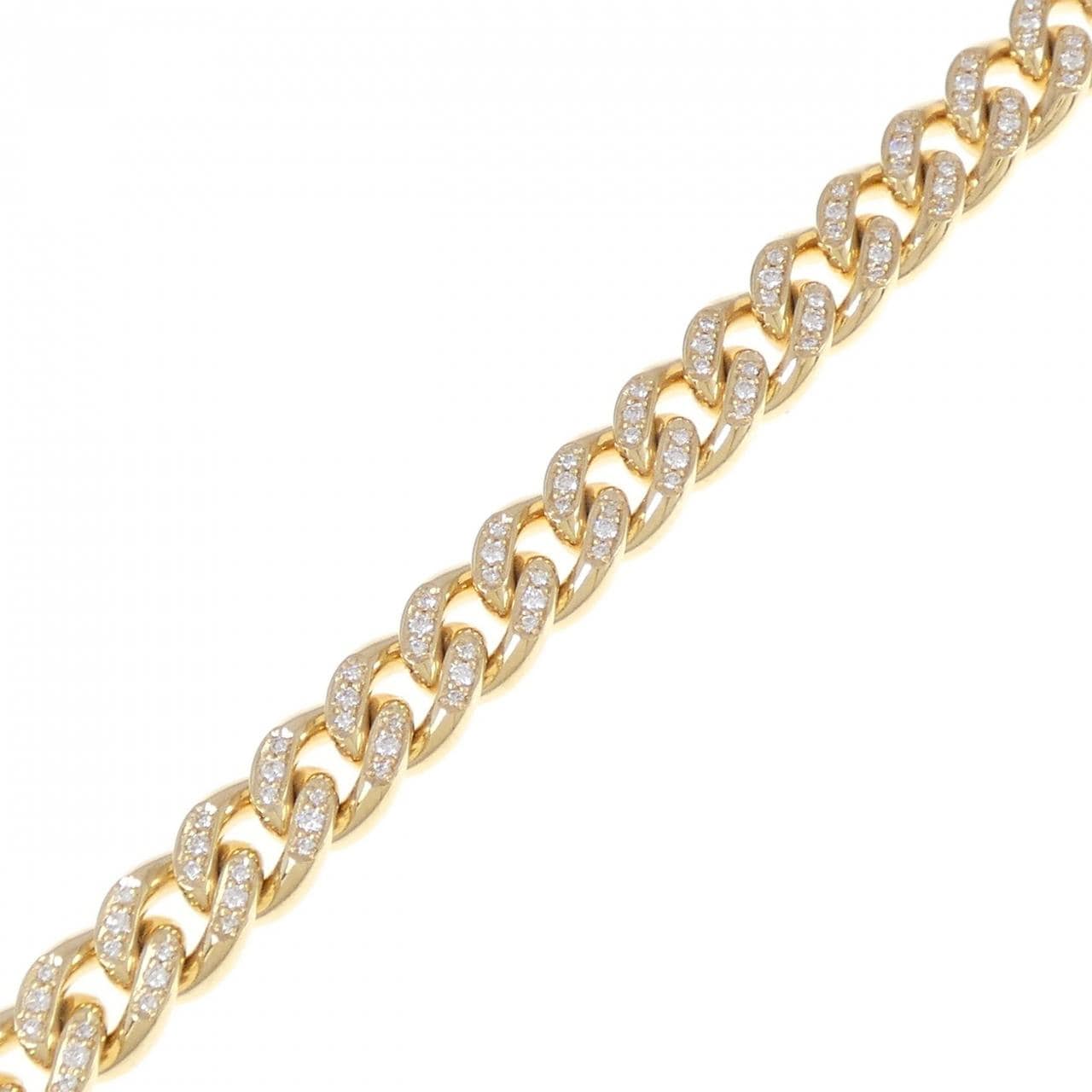 [BRAND NEW] K18YG Diamond Kihei Bracelet 1.27CT 20.5cm