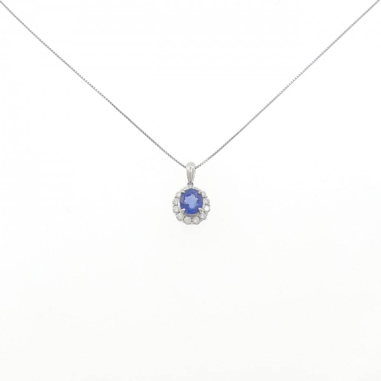 PT900/PT850 サファイヤ ネックレス 1.49CT