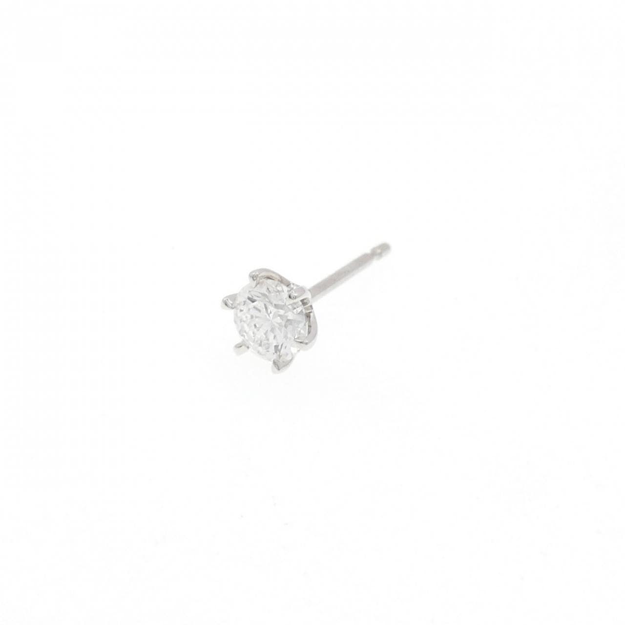 【リメイク】PT900/ST ダイヤモンド ピアス 0.303CT E VS2 VG 片耳