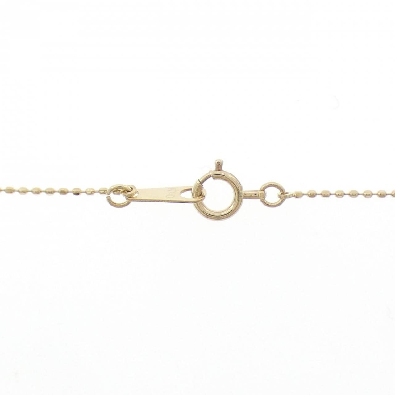 K10YG Horseshoe Diamond Necklace