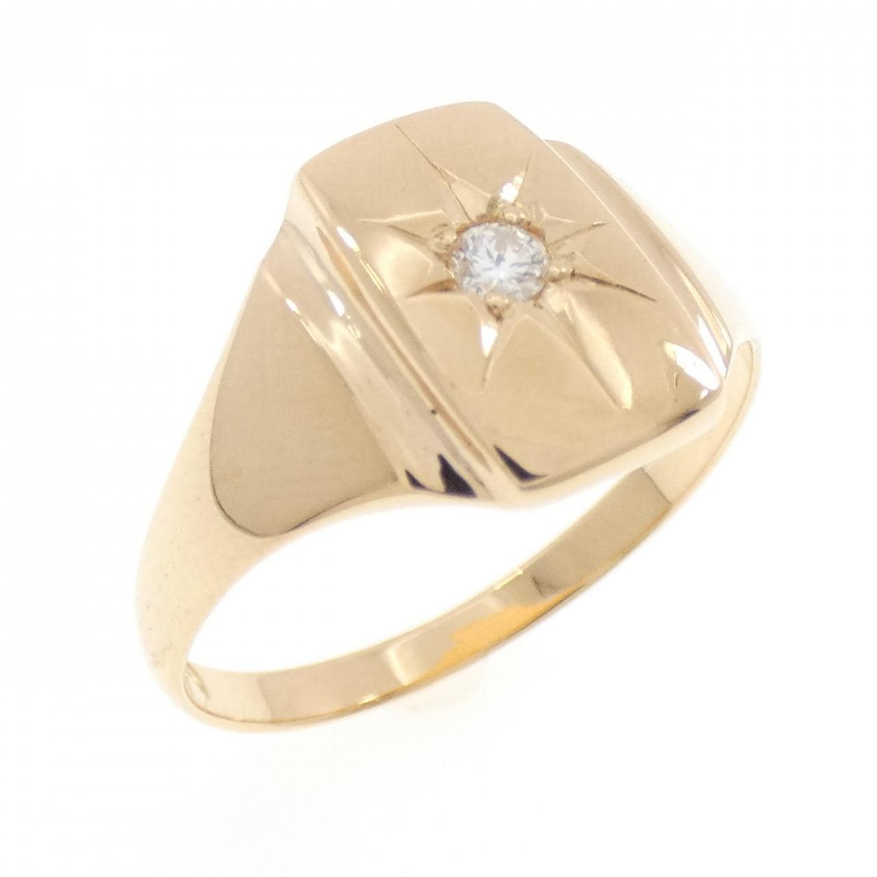 K18PG ダイヤモンド リング 0.06CT
