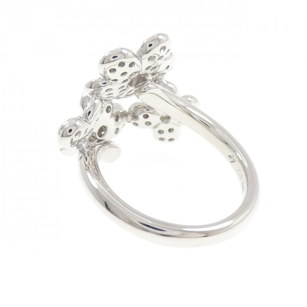 ポンテヴェキオ フラワー ダイヤモンド リング 0.85CT