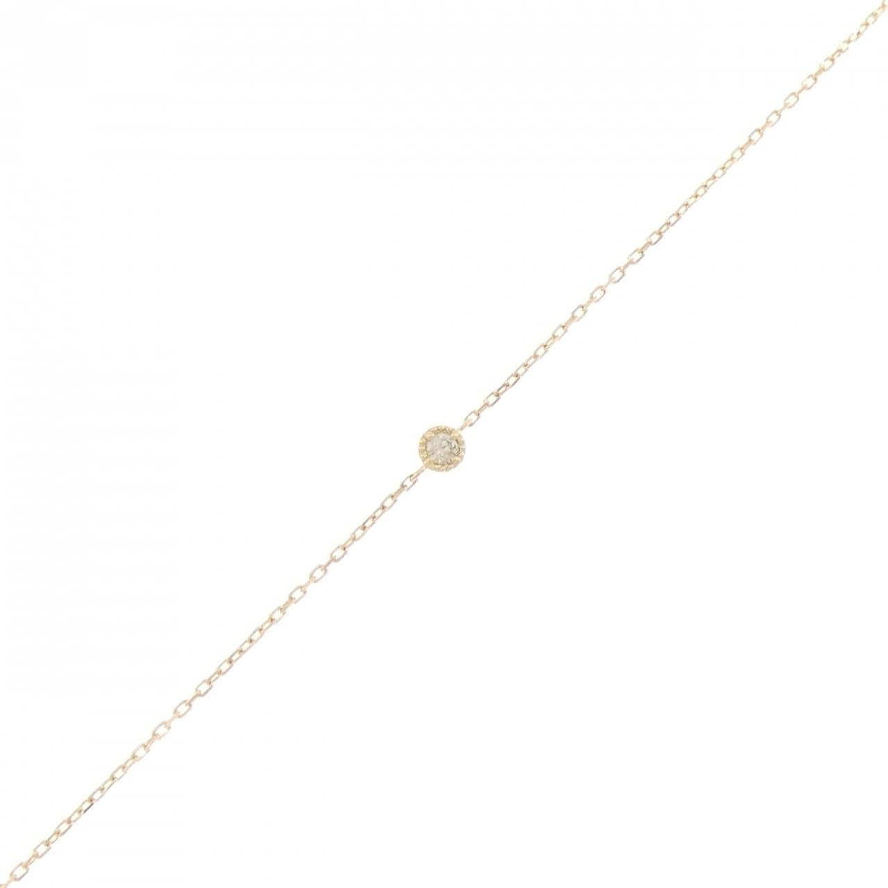 アガット ダイヤモンド ブレスレット 0.03CT
