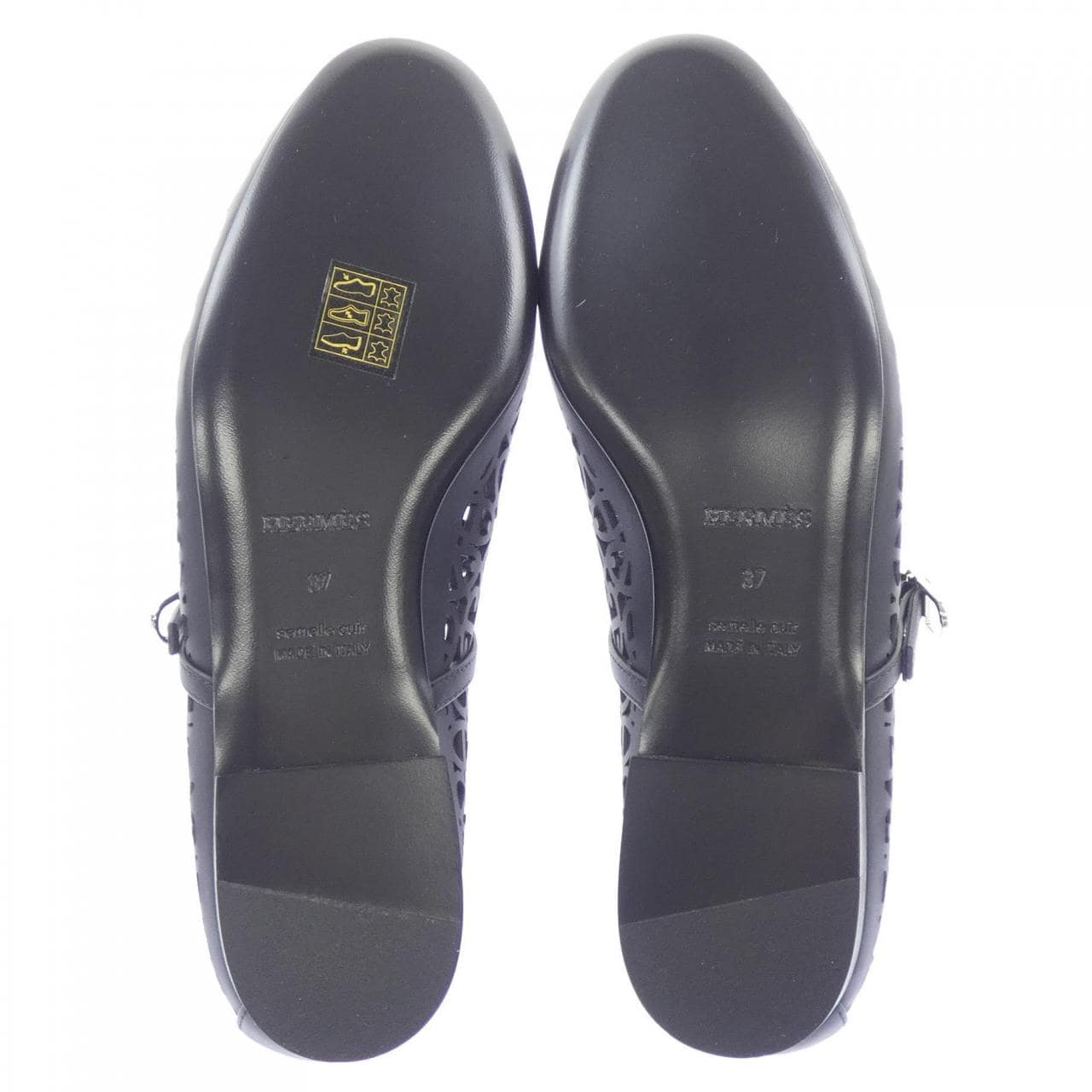 エルメス HERMES メリ シェーヌダンクル 261088H フラットシューズ