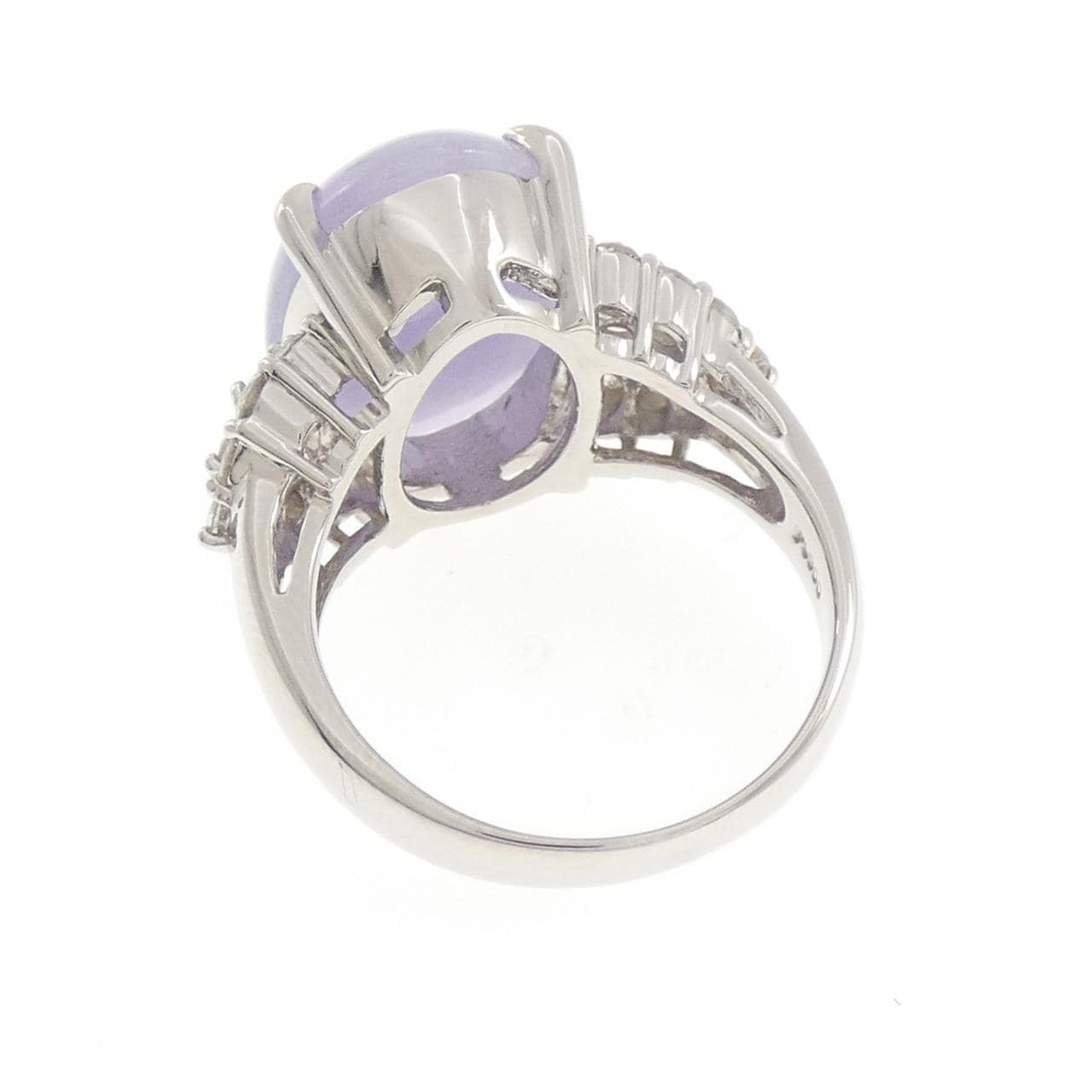 PT900 ラベンダーヒスイ リング 9.47CT