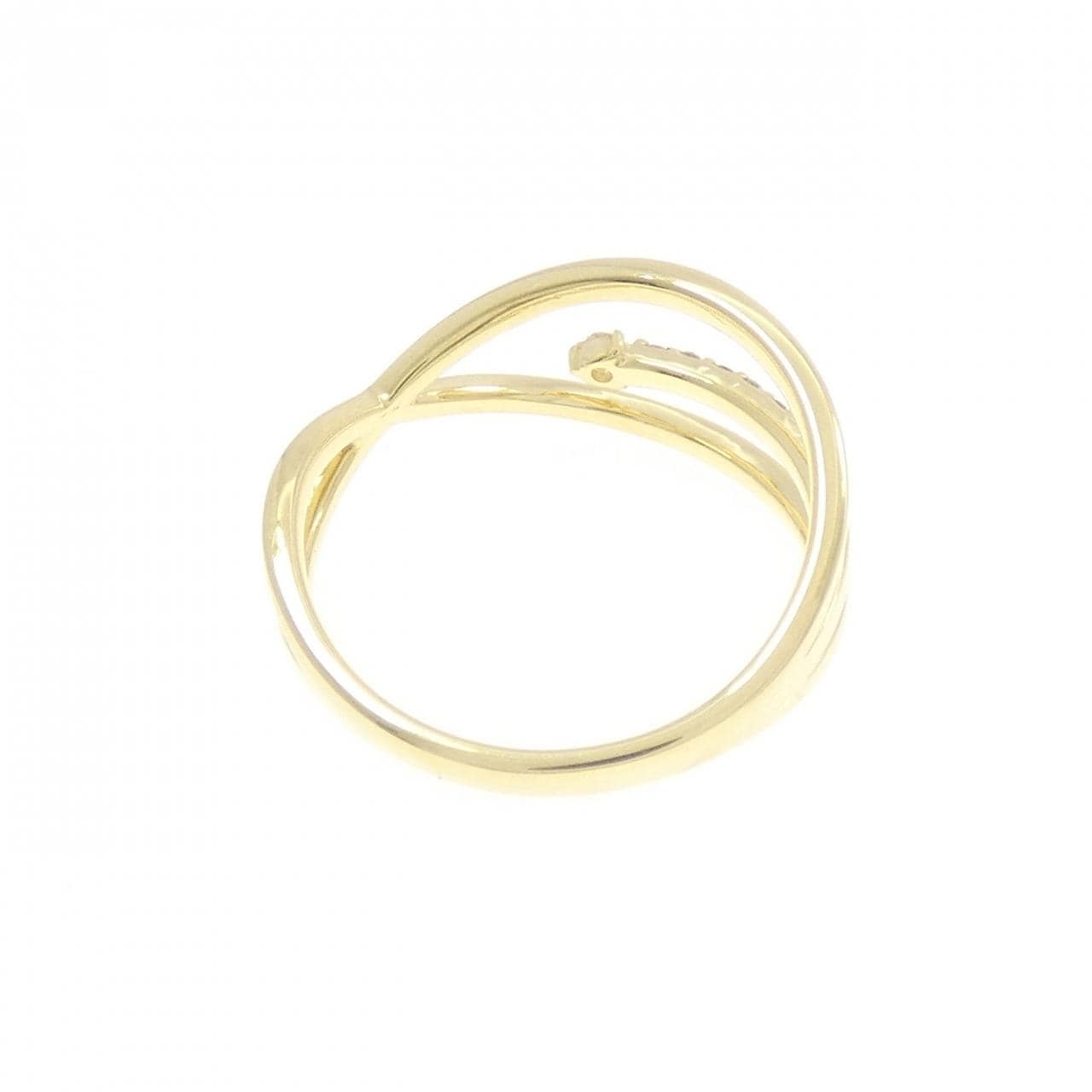 K18YG ダイヤモンド リング 0.04CT