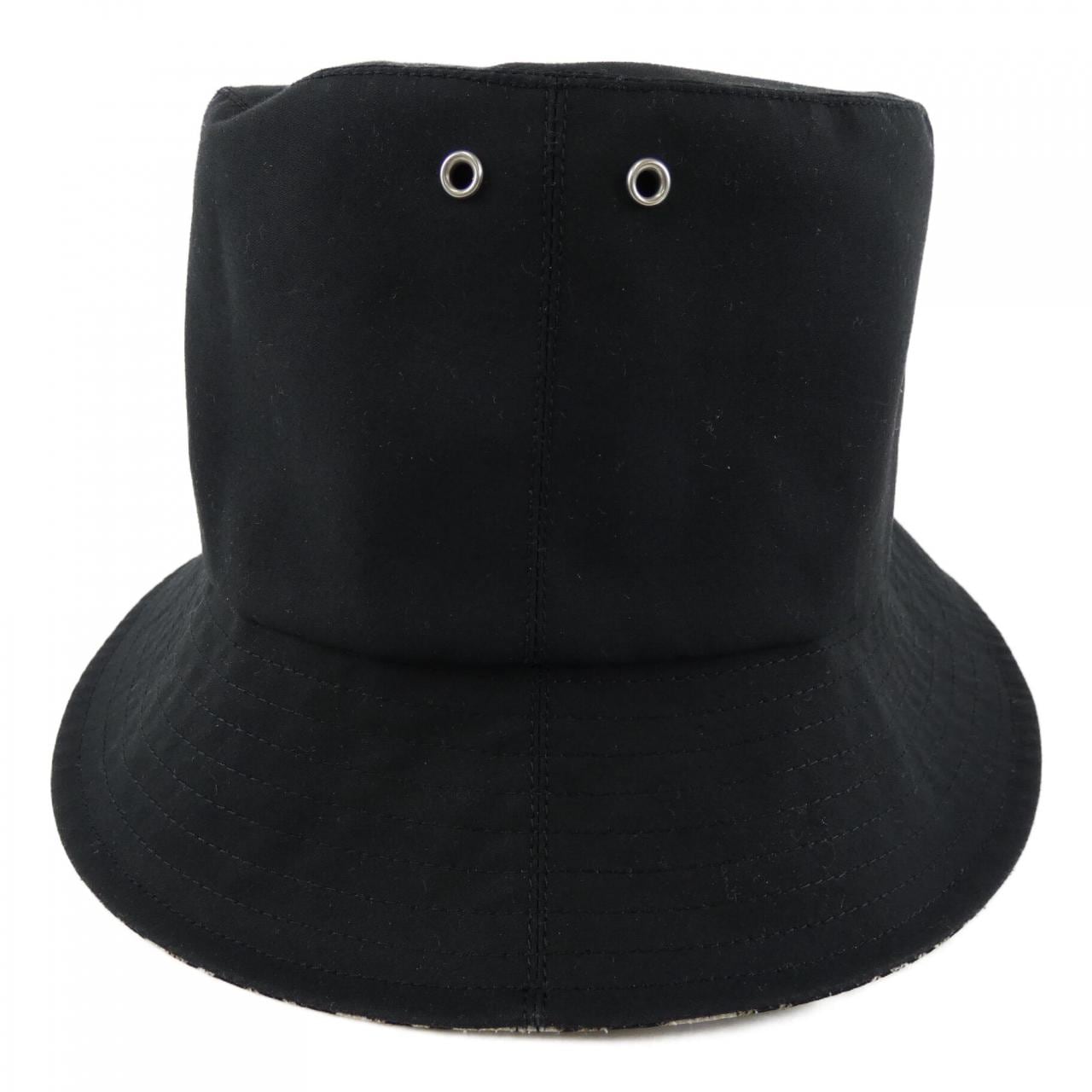 クリスチャンディオール オブリーク ハット 帽子 黒 ブラック 58 ブランド帽子