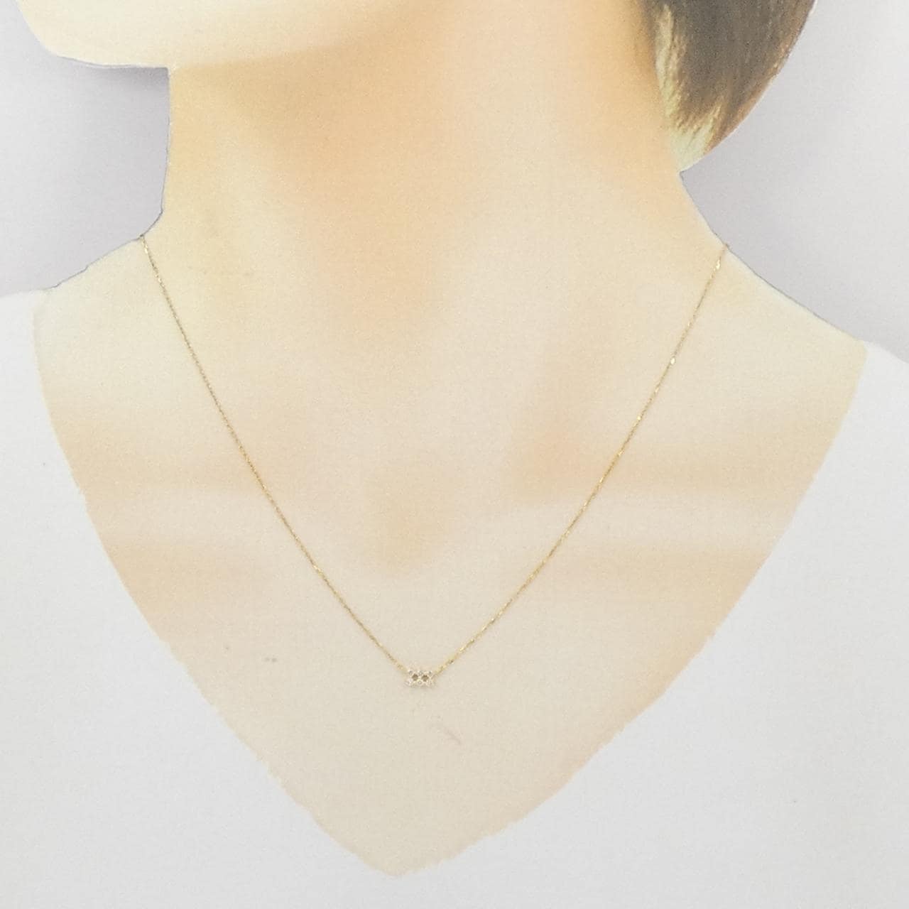 K18YG ダイヤモンド ネックレス