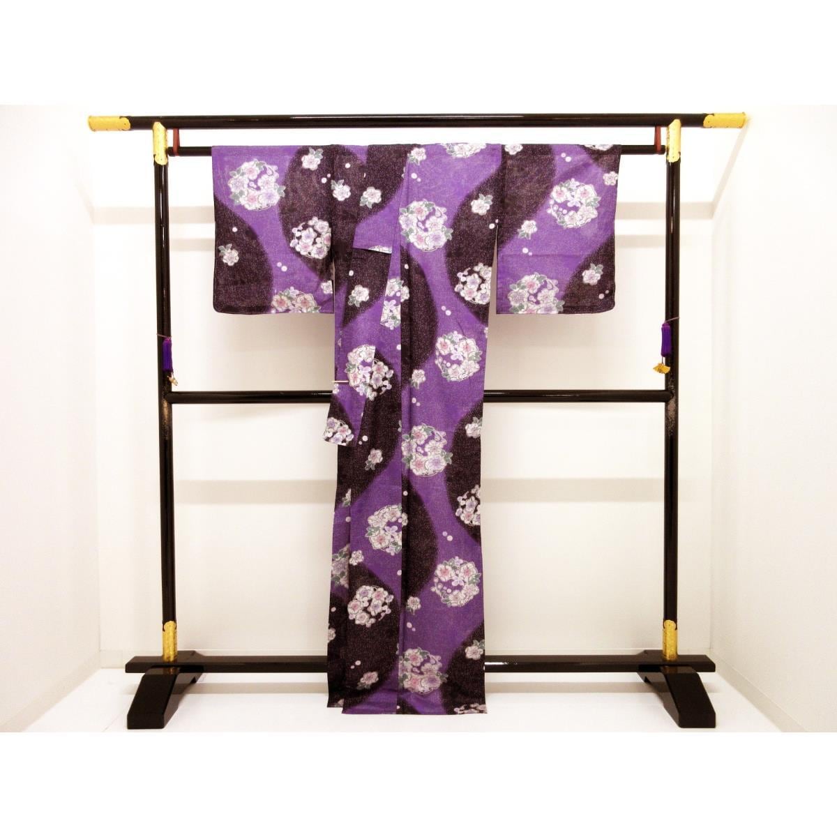 【未使用品】化繊　単衣　絽織