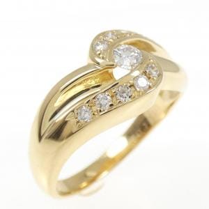 K18YG ダイヤモンド リング 0.09CT
