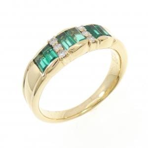 クレサンベール 合成エメラルド リング 0.54CT