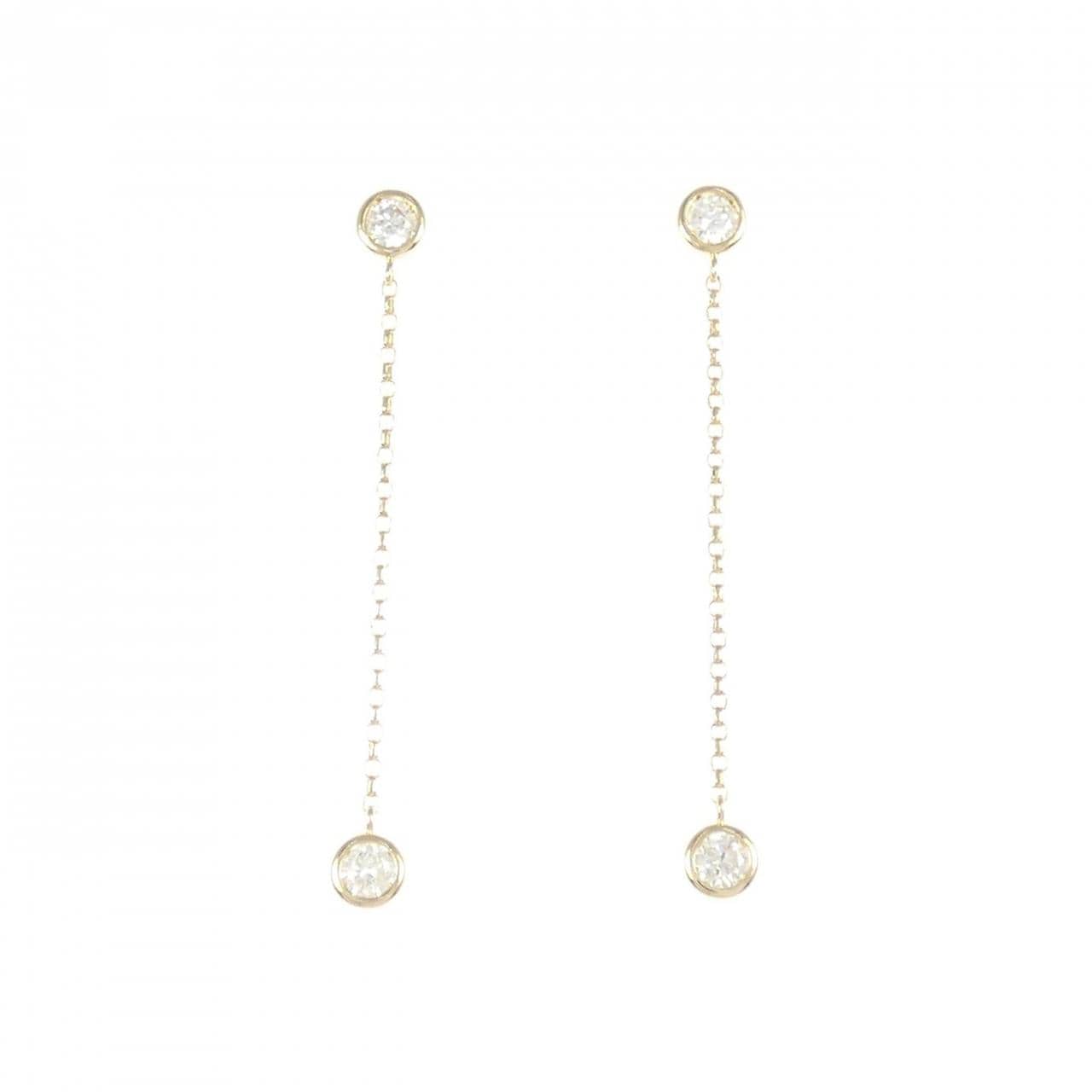 K18YG鑽石耳環0.20CT