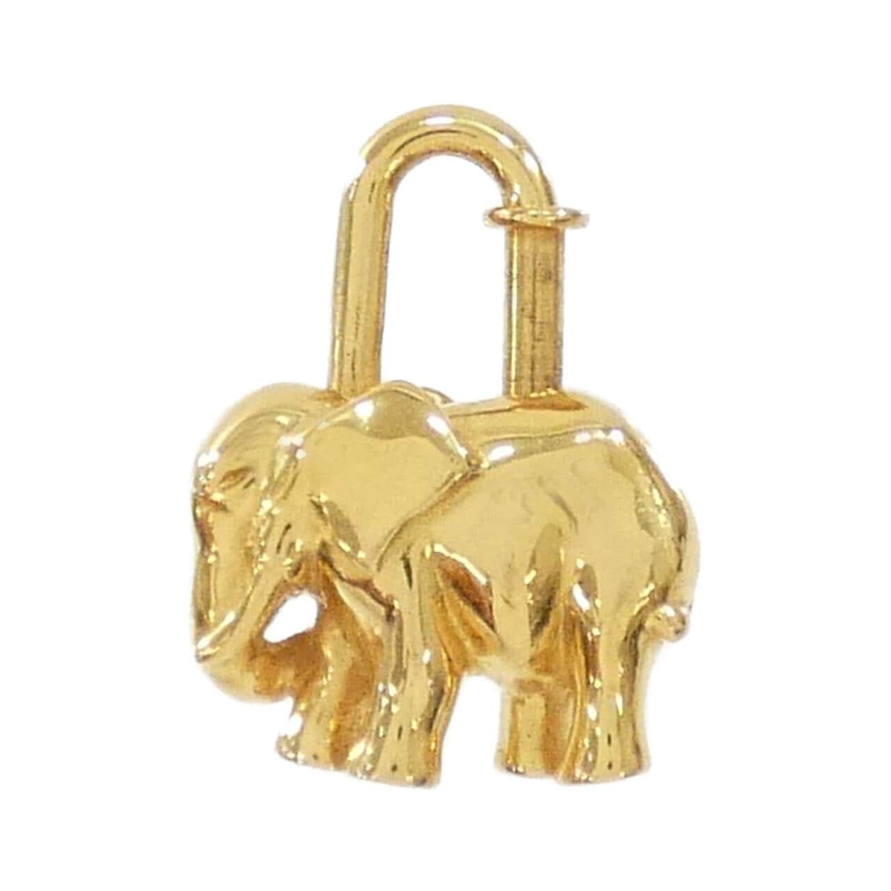 【ヴィンテージ】エルメス ELEPHANT カデナ 013248CA キーホルダー