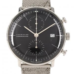 【ノーメンテナンス還元価格】ユンハンス マックスビル クロノスコープ 27/4601 SS 自動巻