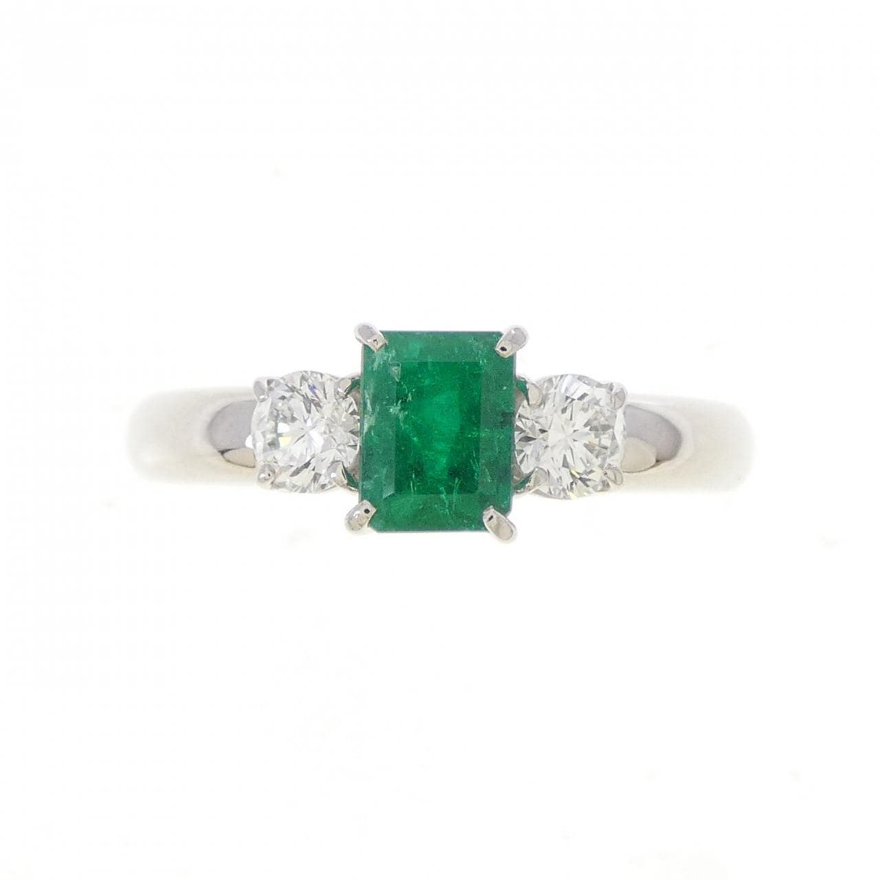 PT900 エメラルド リング 0.55CT