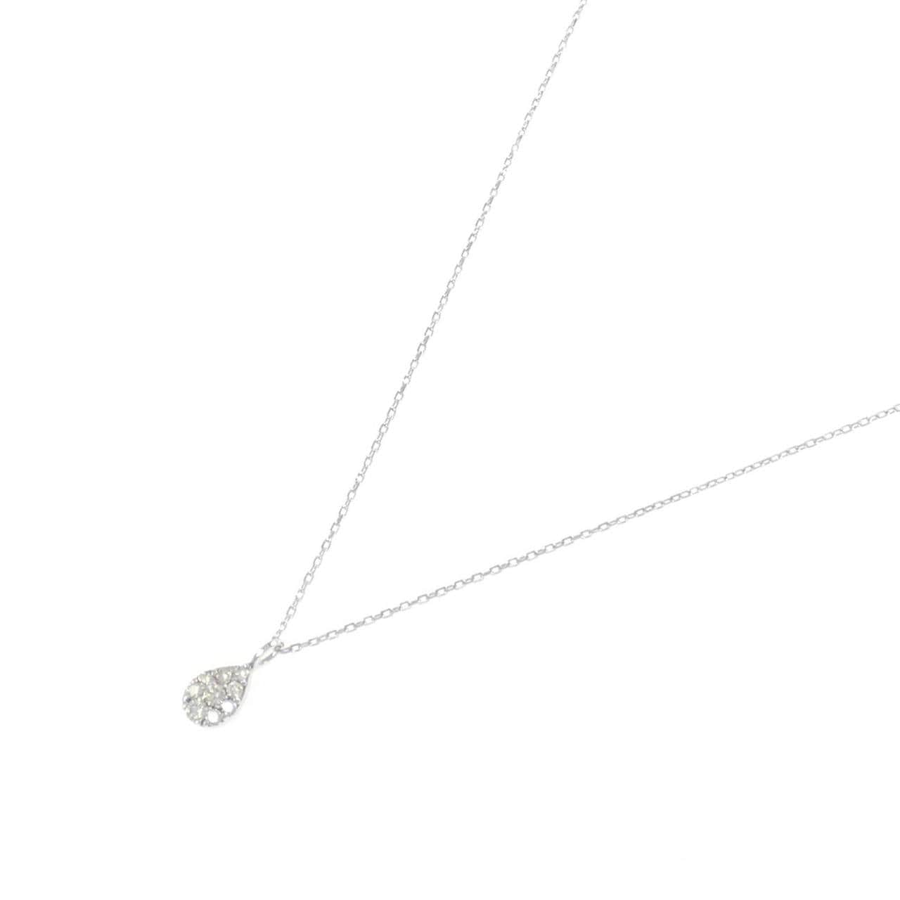 K10WG ダイヤモンド ネックレス 0.06CT