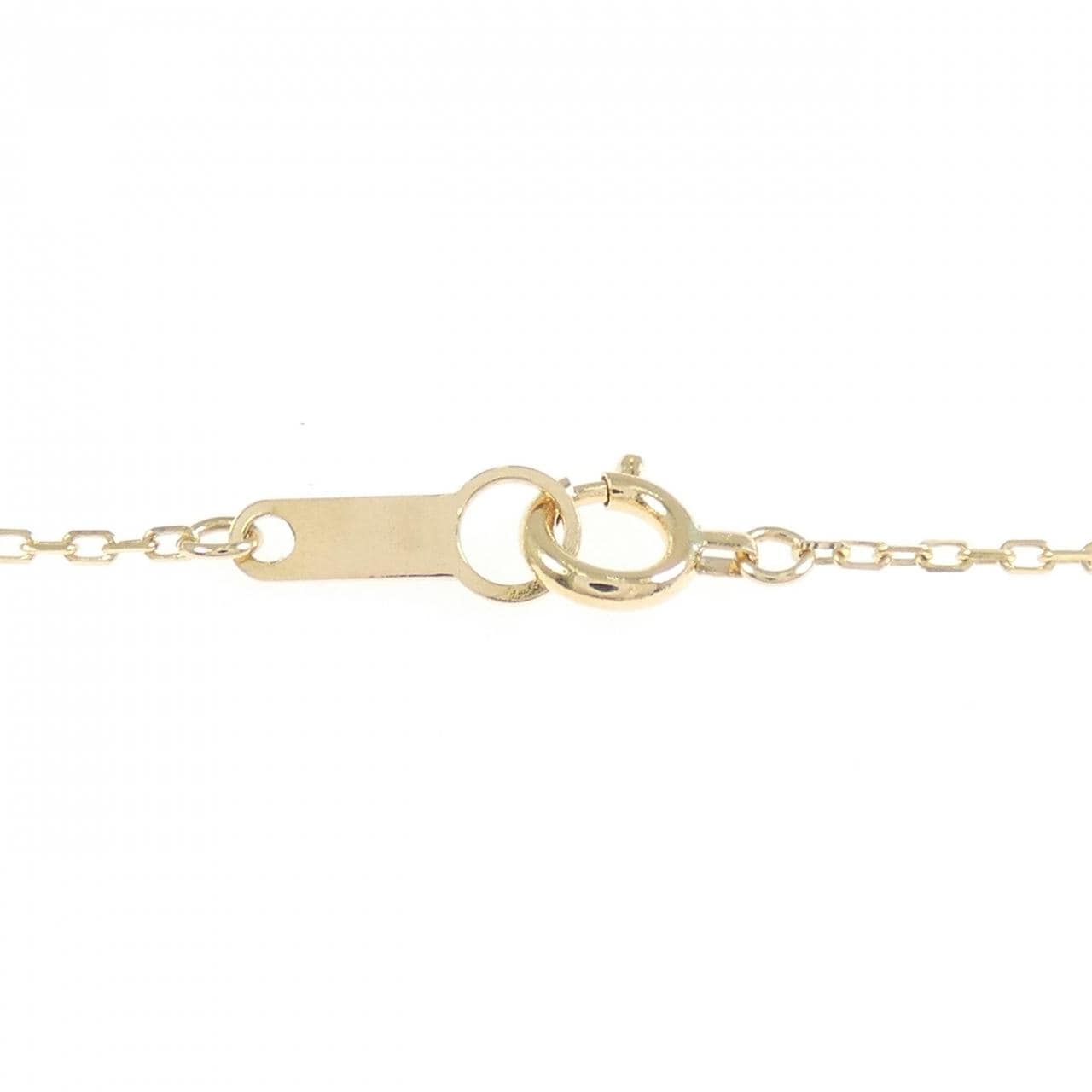 K18YG ソリティア ダイヤモンド ネックレス 0.17CT