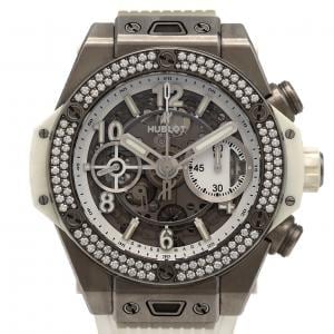 【ノーメンテナンス還元価格】ウブロ ビッグバンウニコチタニウムホワイトダイヤモンド 441.NE.2010.RW.1104 TI 自動巻