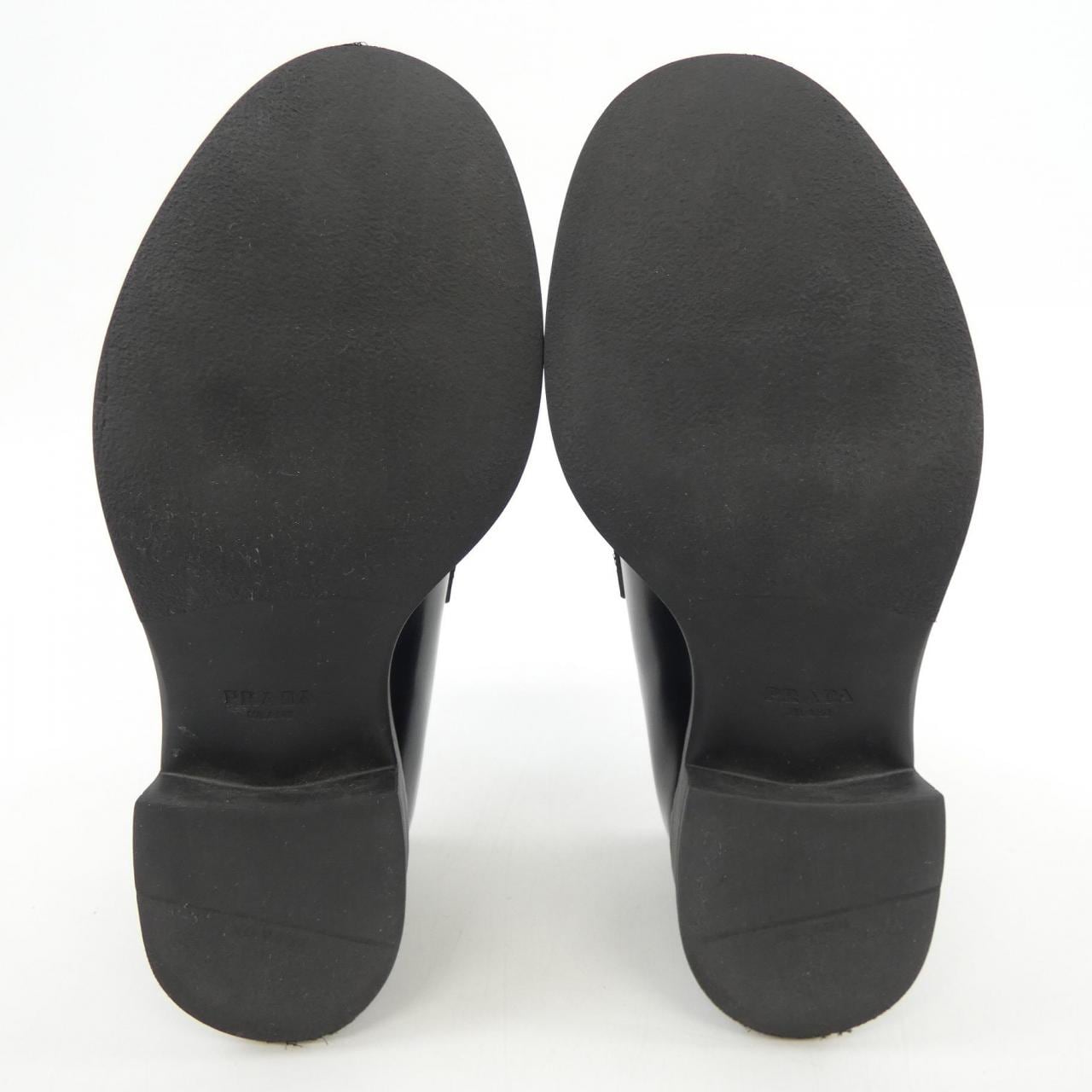 プラダ PRADA チョコレート ローファー トライアングルロゴ 1D246M シューズ