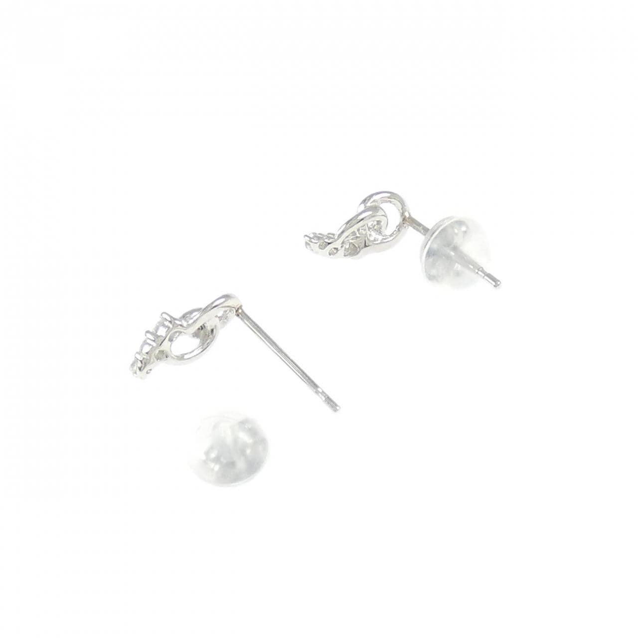 PT900 ダイヤモンド ピアス