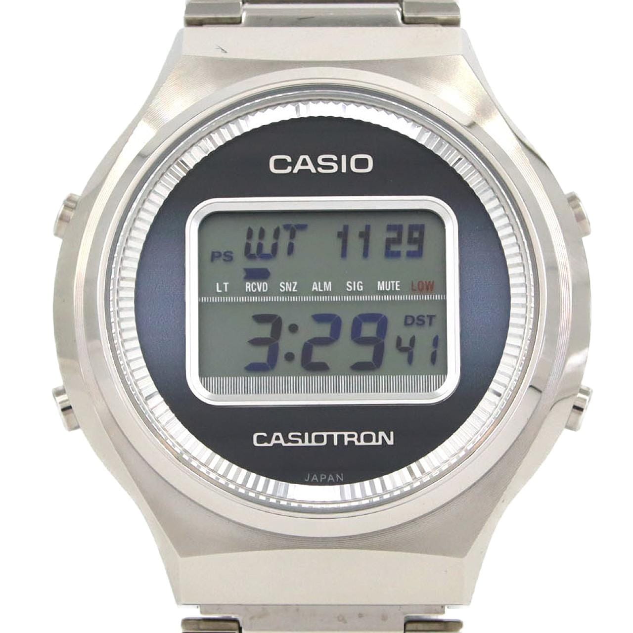 カシオ カシオトロン 電波時計 LIMITED TRN-50-2AJR SS ソーラークォーツ