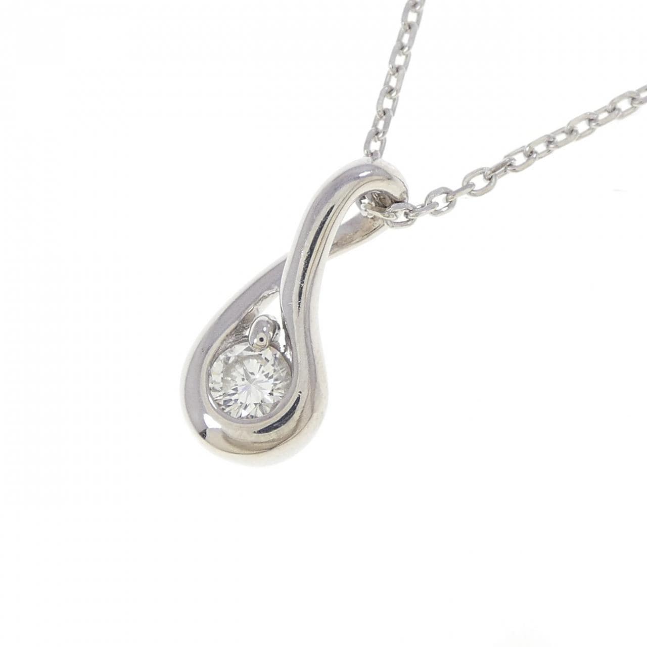 PT850 ダイヤモンド ネックレス 0.10CT