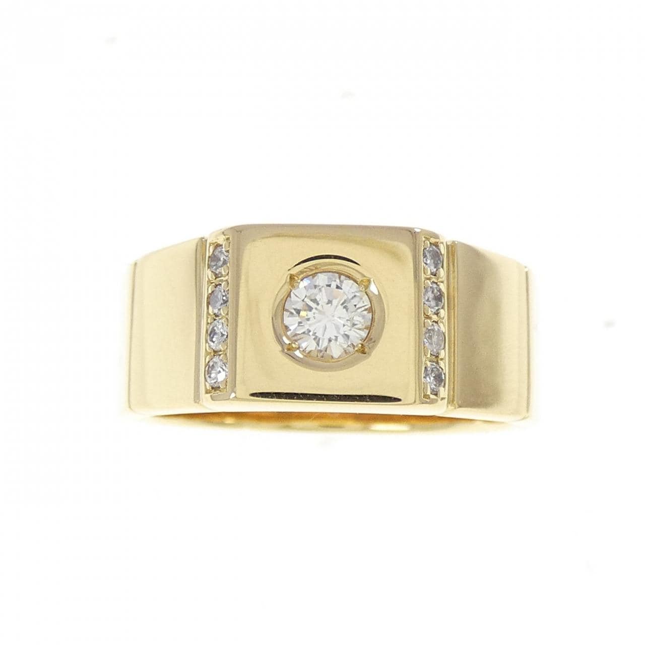 K18YG ダイヤモンド リング 0.21CT