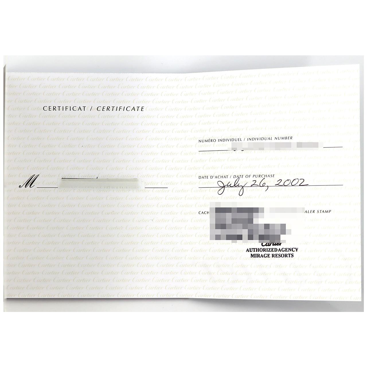 カルティエ ロードスター LM W62001V3 SS 自動巻