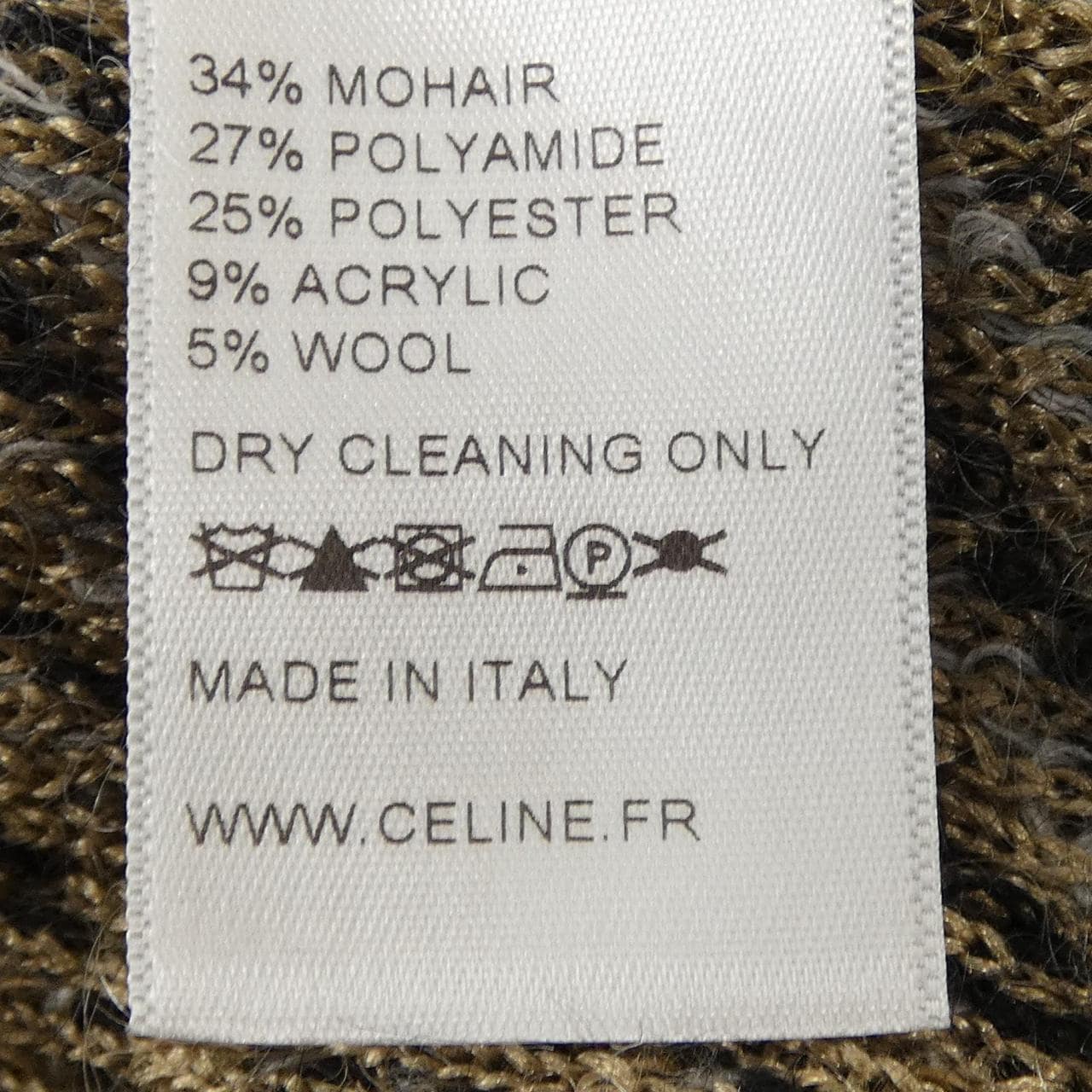 セリーヌ CELINE ブラッシュドモヘアカーディガン 2A32J204L カーディガン