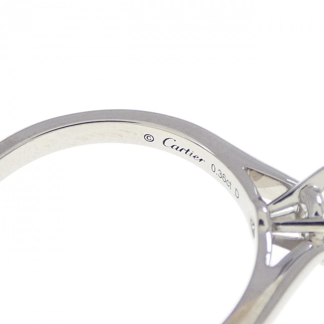 カルティエ 1895 ソリテール リング 0.36CT