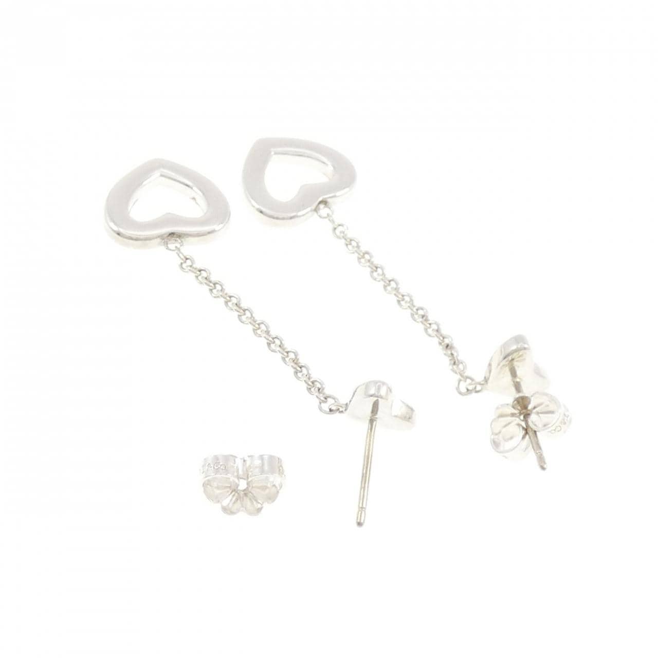 ティファニー ハートリンクドロップ ピアス