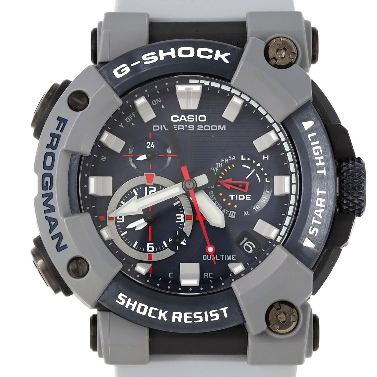 カシオ G-SHOCK･フロッグマン･ロイヤルネイビー 電波時計 GWF-A1000RN-8AJR その他 ソーラークォーツ