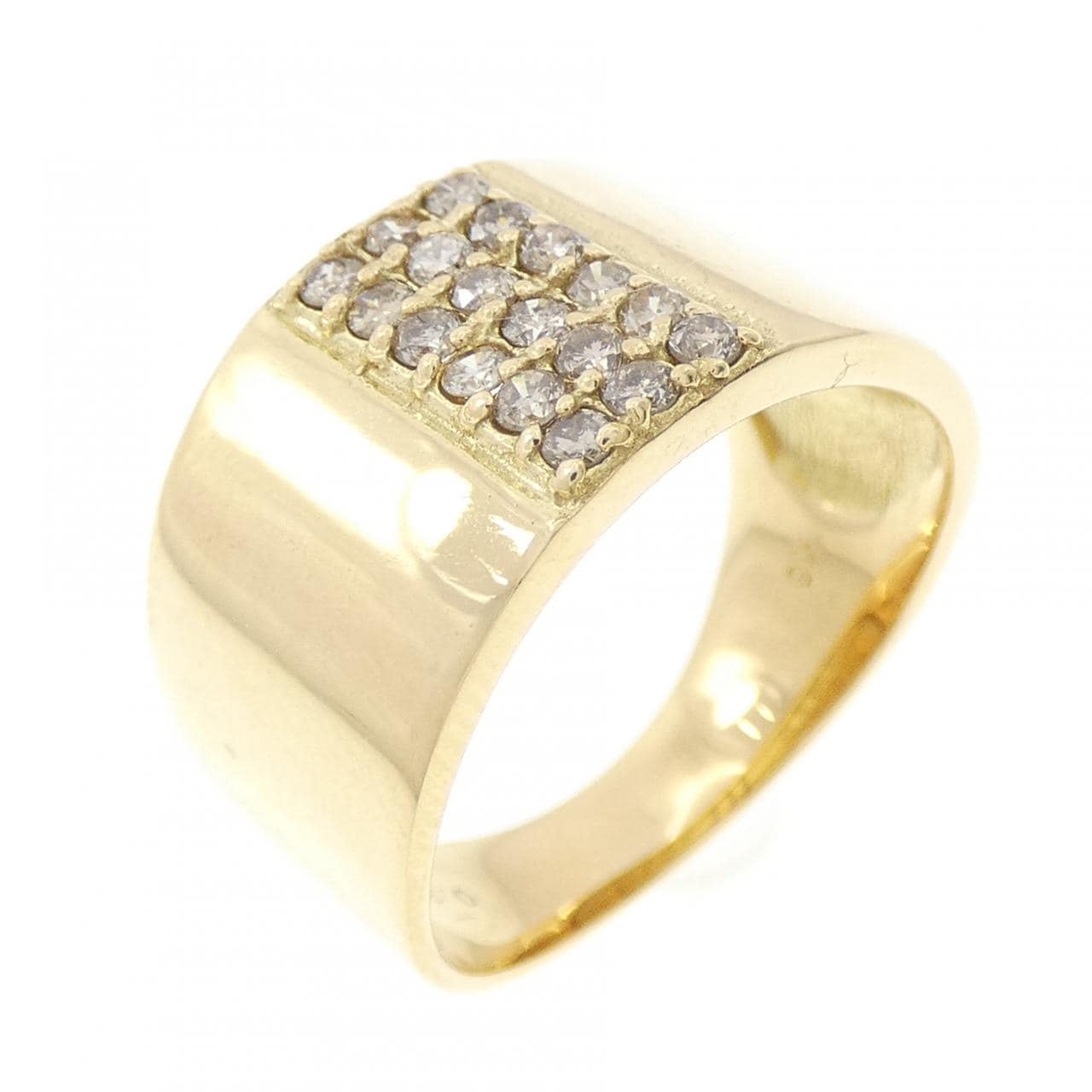 K18YG ダイヤモンド リング 0.30CT