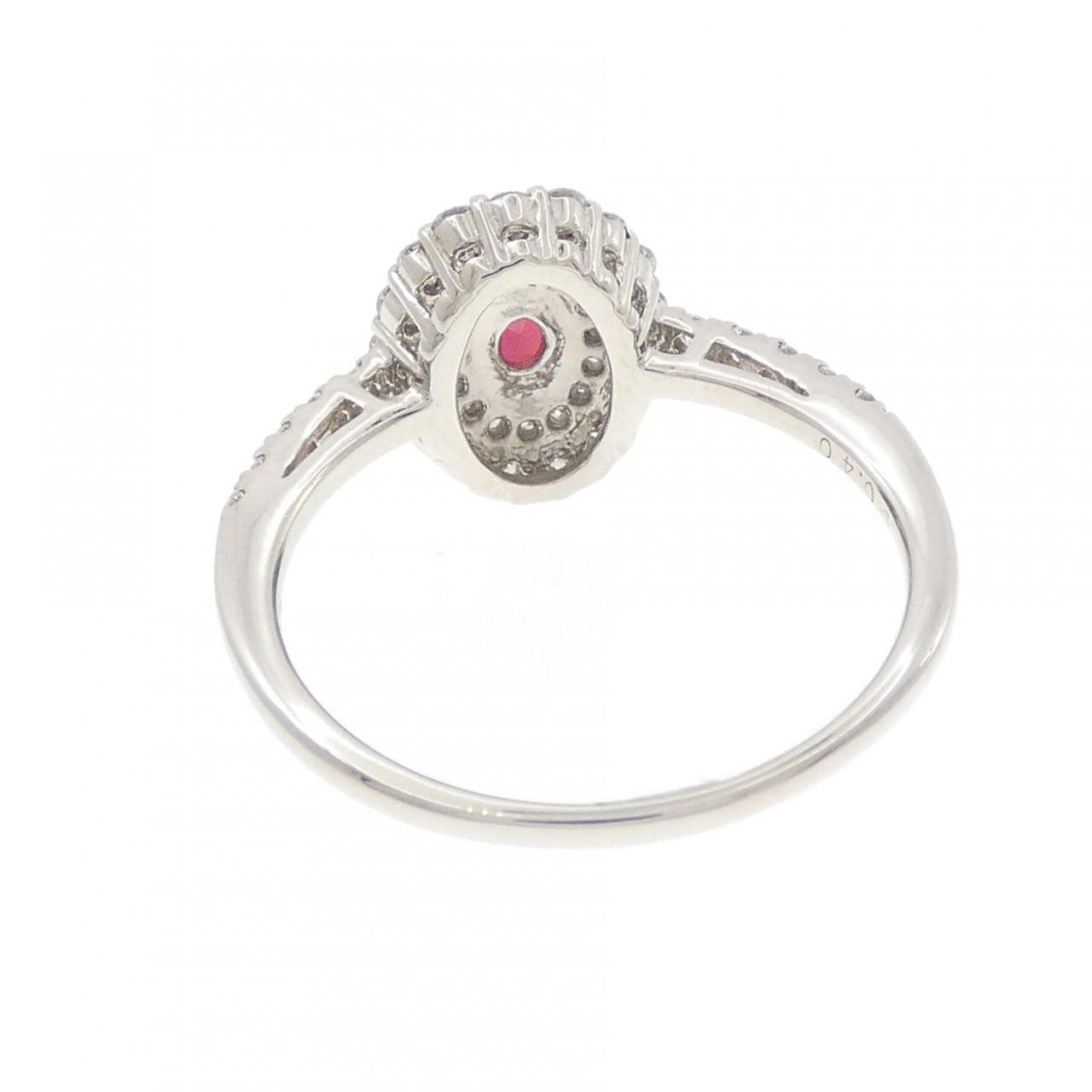 PT900 ルビー リング 0.57CT