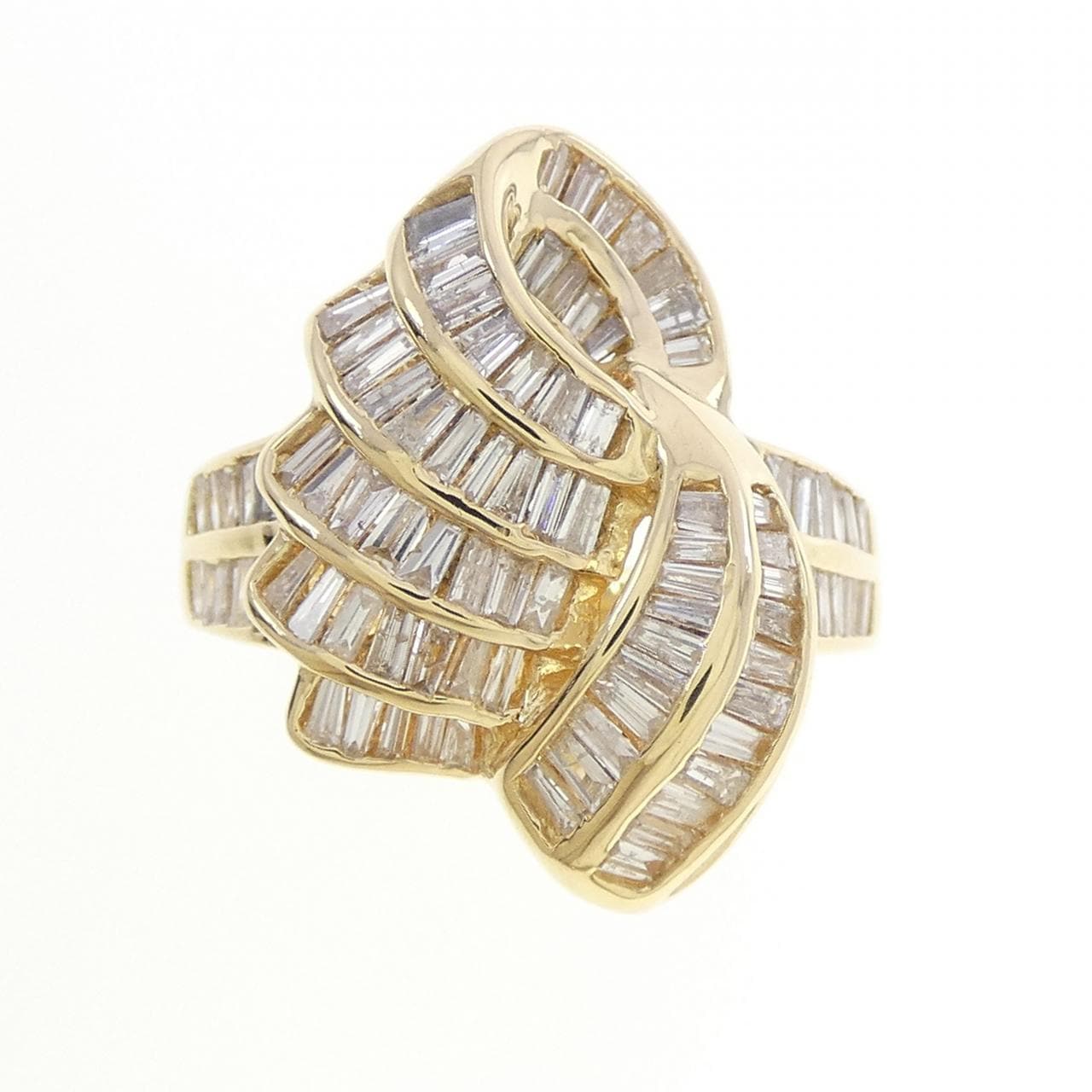 K18YG ダイヤモンド リング 1.20CT