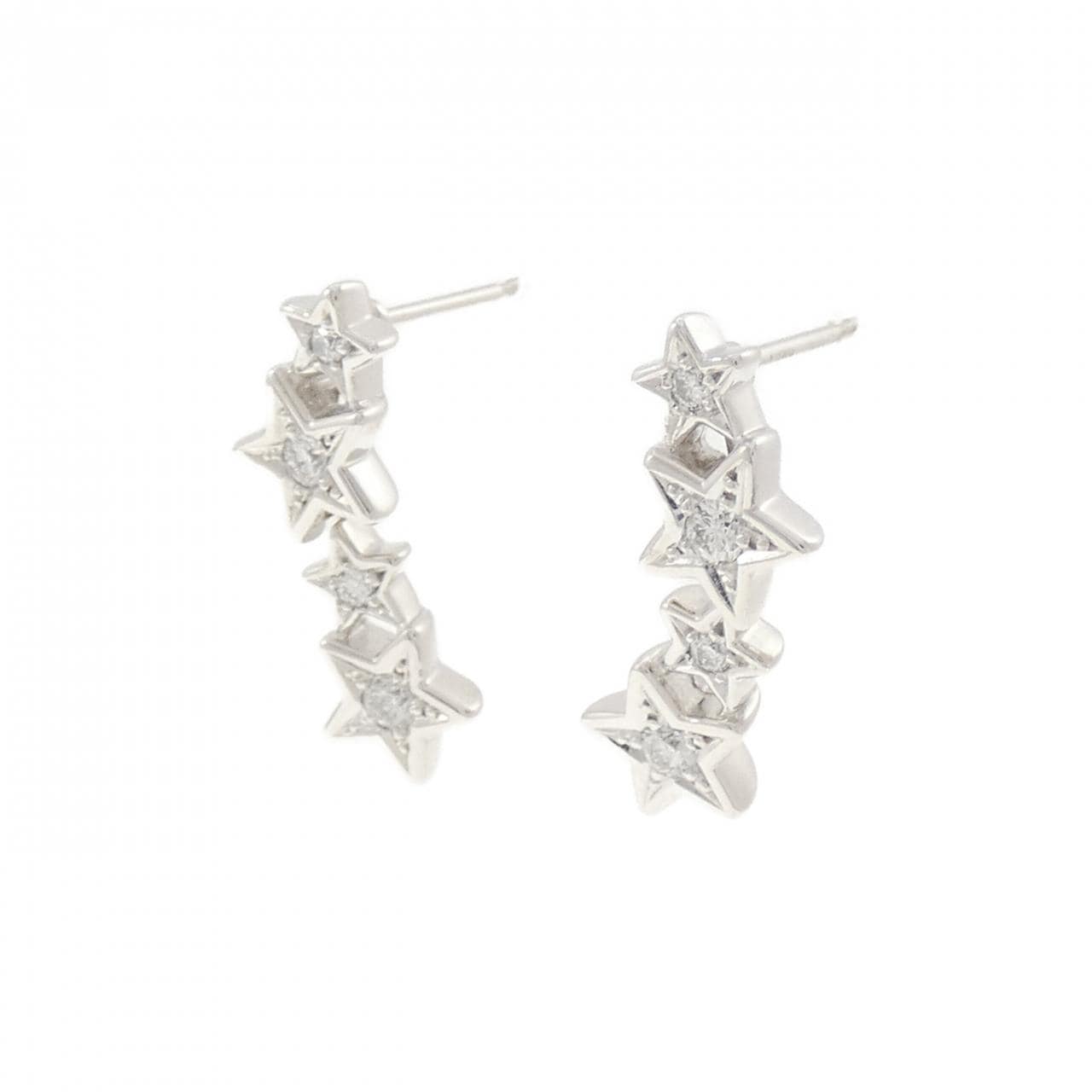 スタージュエリー ダイヤモンド ピアス 0.18CT