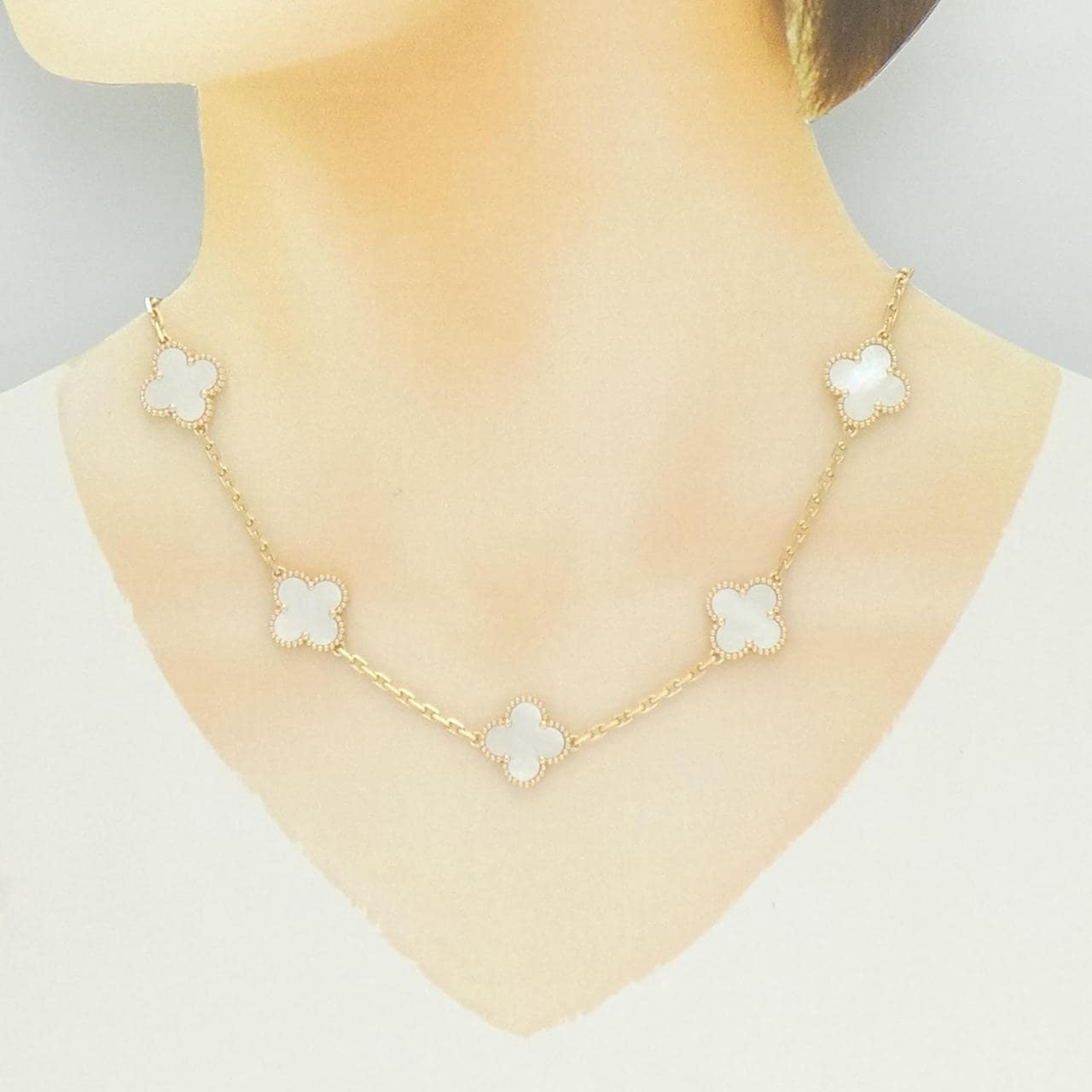 ヴァンクリーフ&アーペル ヴィンテージアルハンブラ 10モチーフ ネックレス