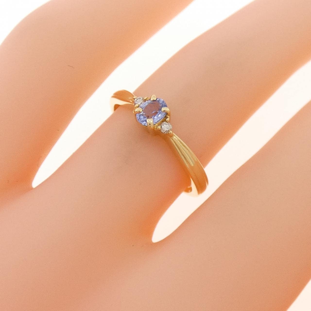 K18YG サファイヤ リング