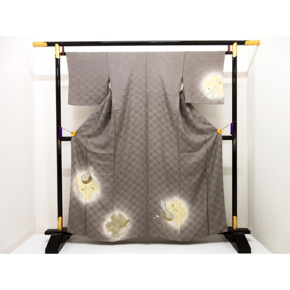 訪問着　友禅金彩加工　ボカシ染　身丈Ｓ寸