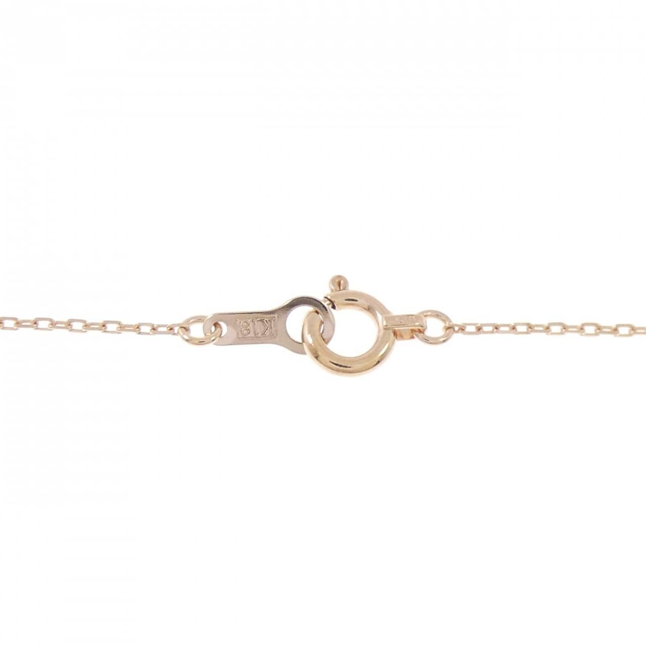 K18PG ダイヤモンド ネックレス 0.35CT